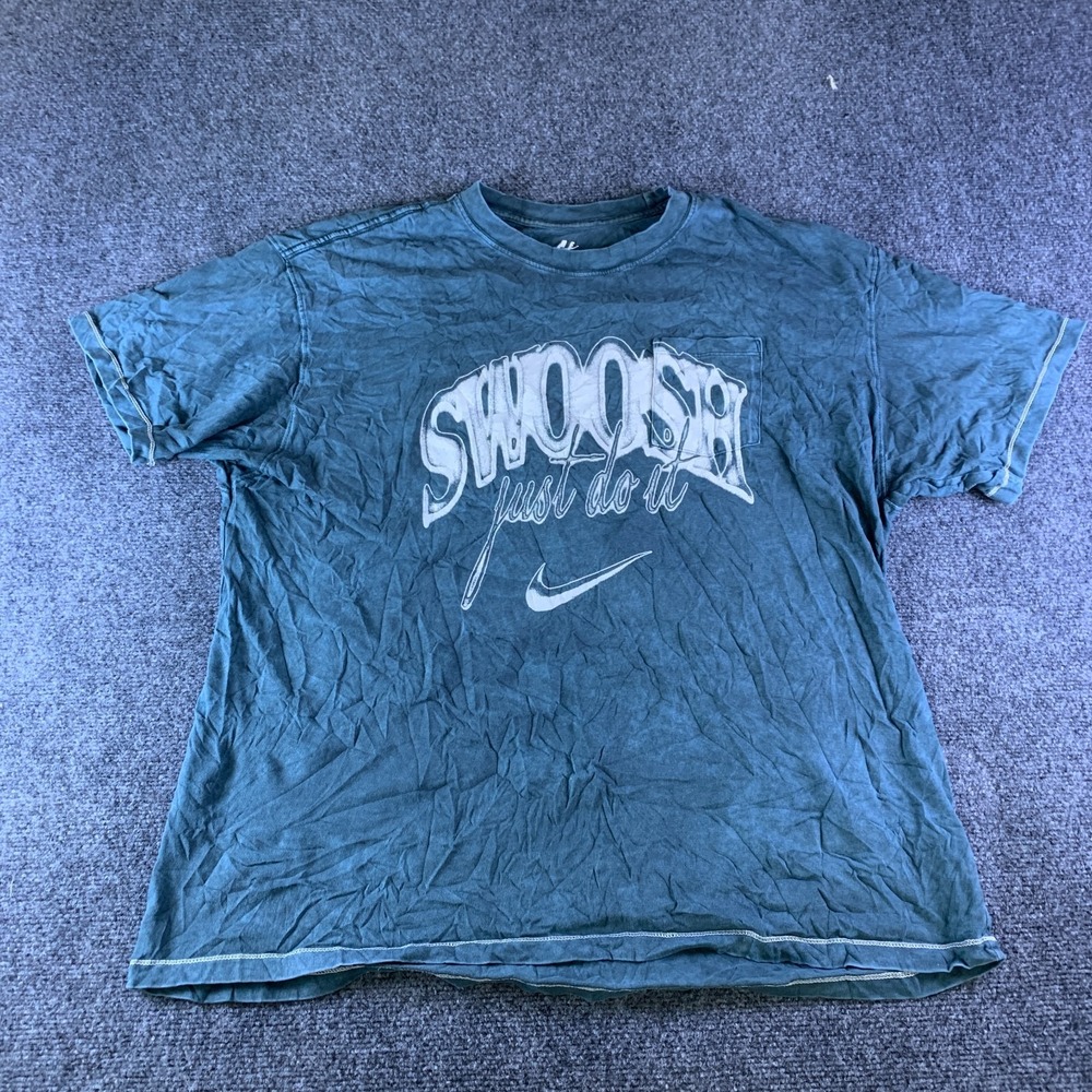 Nike Sportswear Max90 Pocket T-Shirt Mens XL Teal Green Good Swoosh HQ9260-390